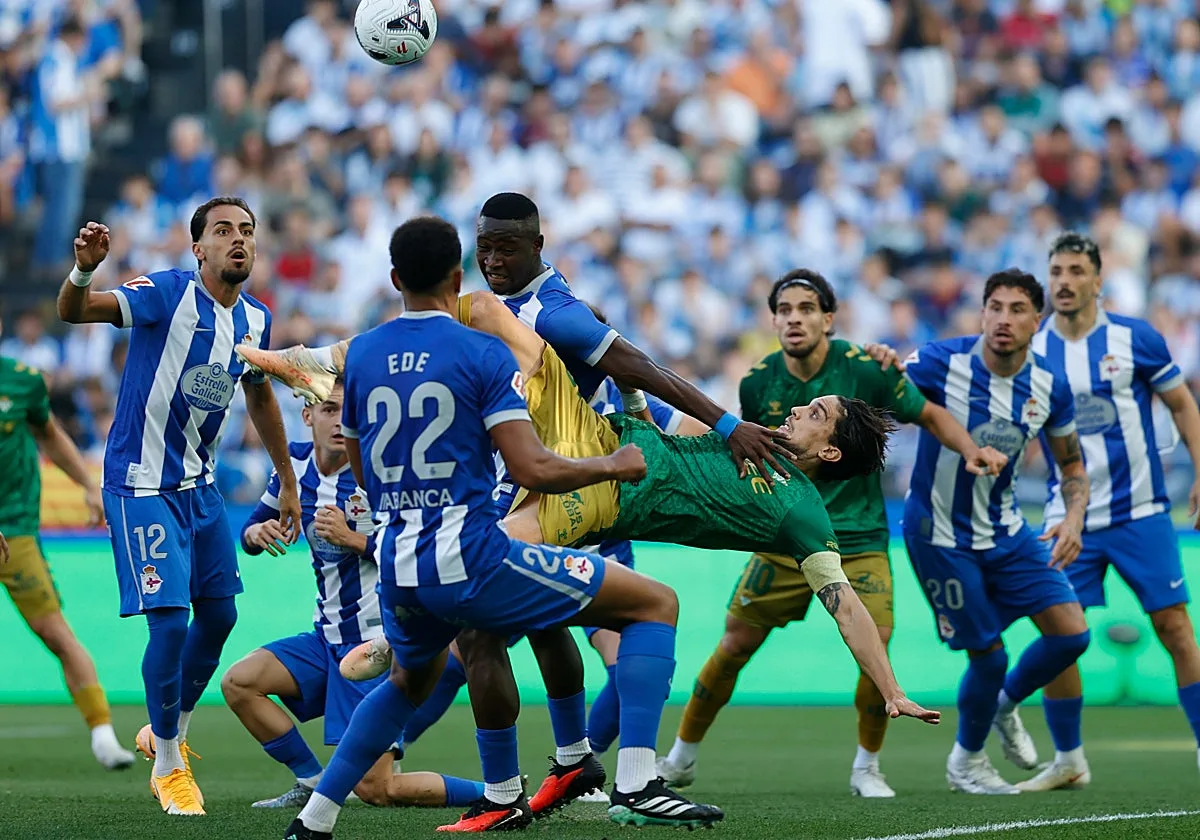 Deportivo - Betis, las estadísticas del partido