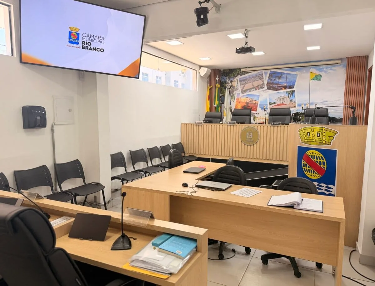 Sessão da Câmara de Rio Branco não é realizada por falta de quórum