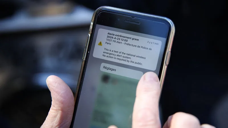 Testé partout en France, c'est quoi le système FR-Alert, qui permet d'être averti en cas d'urgences sur son smartphone?