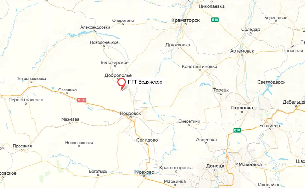 Минобороны заявило о контроле над Водянским в ДНР