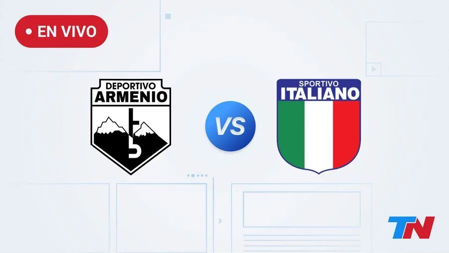 Armenio vs Sp. Italiano en vivo por la fecha 35 de la Primera División B: hora, dónde ver y formaciones