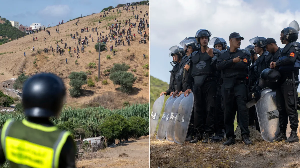 Morocco arrests 300 people trying to reach Spain's Ceuta