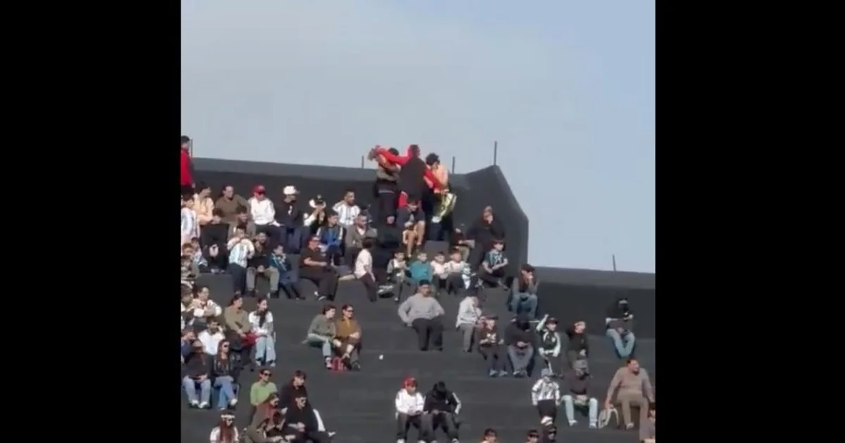 El video del ataque en patota a un hincha de Rosario Central que fue con la camiseta canalla a la cancha de Newell's