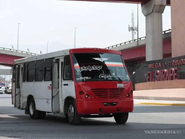 Coahuila: Se desploma a la mitad uso de transporte público para ir al trabajo