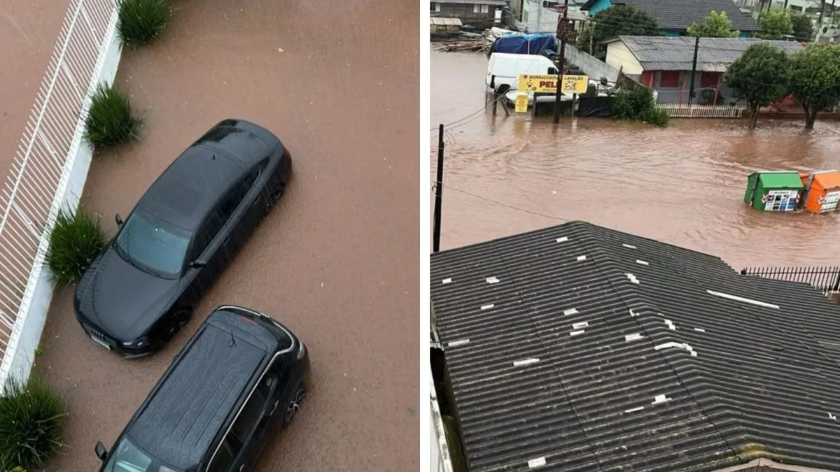 ‘Alerta roxo’ é divulgado em meio a ciclone extratropical em SC e Defesa Civil esclarece situação