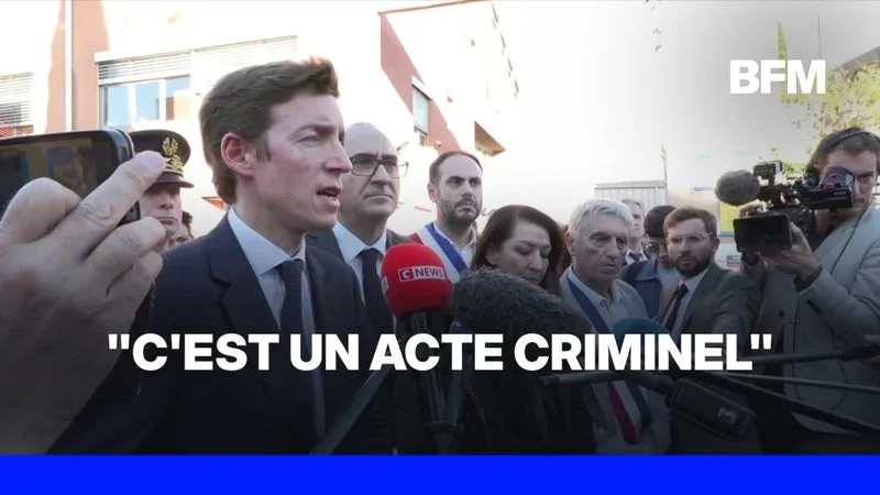 Tirs dans un collège à Aubagne: le ministre de l'Éducation nationale dénonce "un acte criminel"