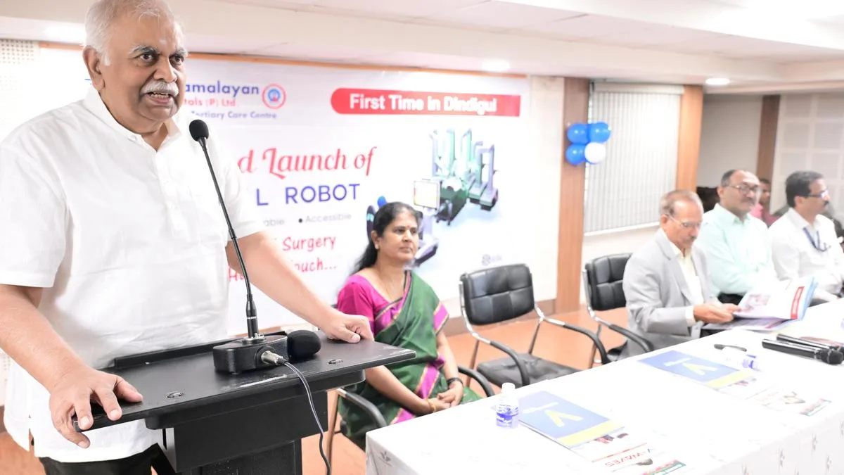 Vadamalayan Hospital launches surgical robot, a first in Dindigul district