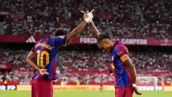 VÍDEO: Barcelona vence com mais um hat-trick de Raphinha
