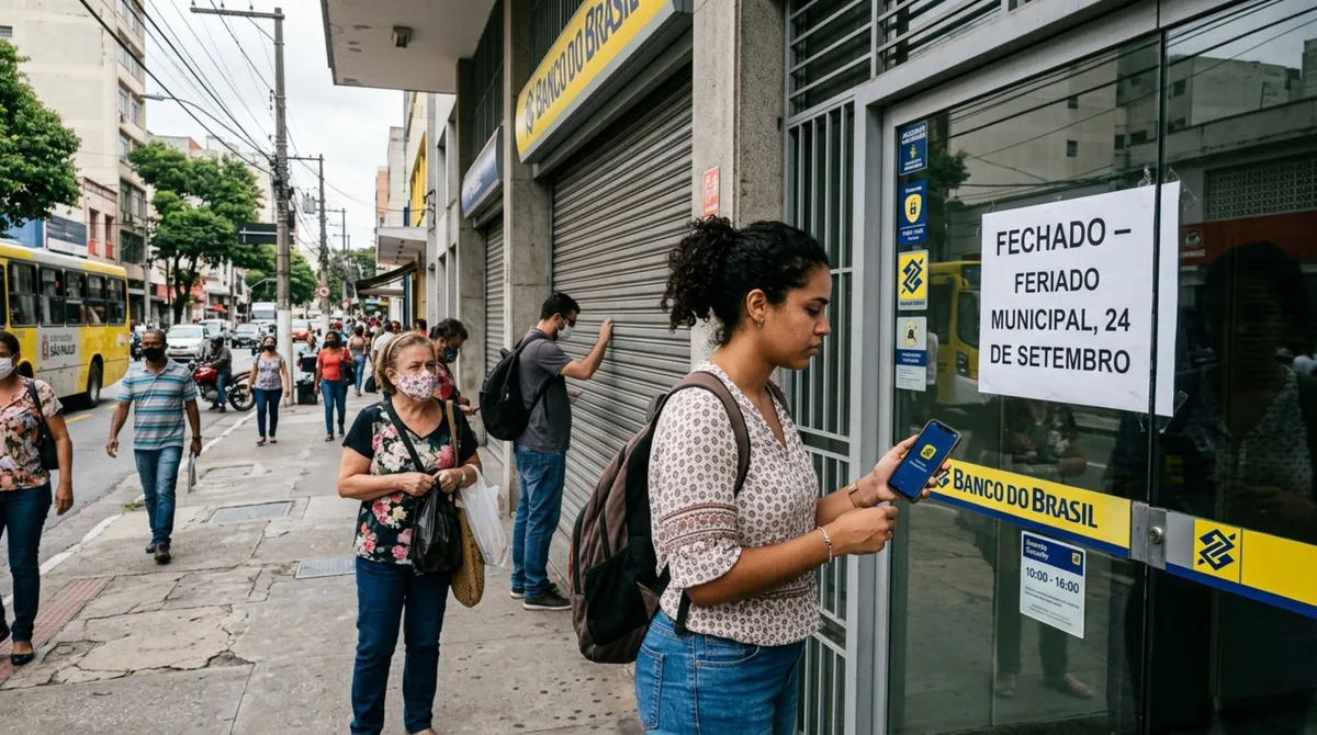 Fechamento do banco dia 24 de setembro afeta clientes