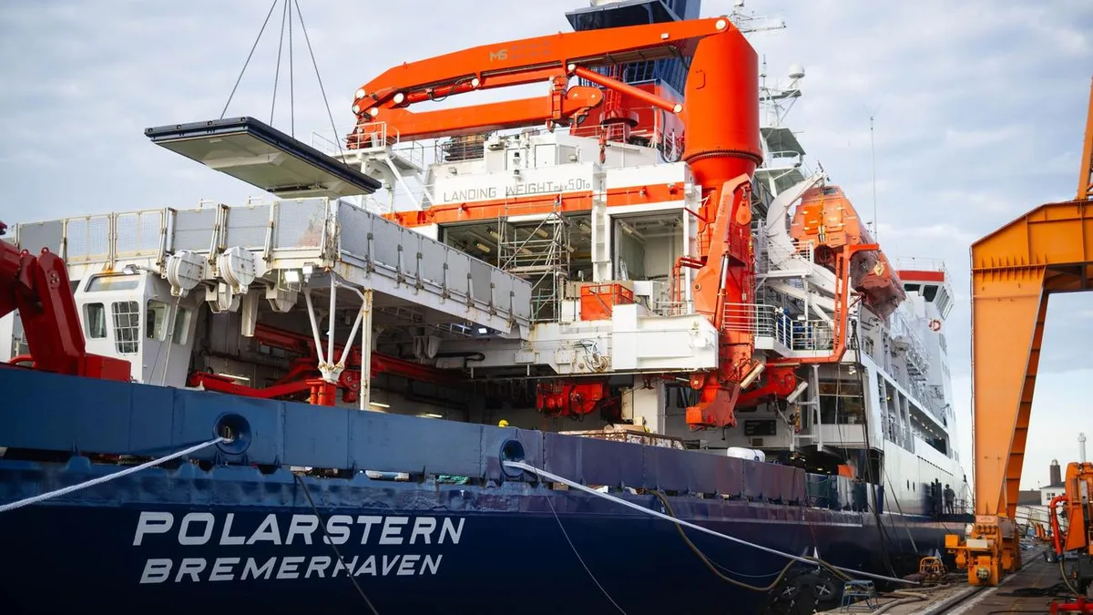 Forschungseisbrecher: Zwei Millionen Meilen auf dem Meer: Party für «Polarstern»