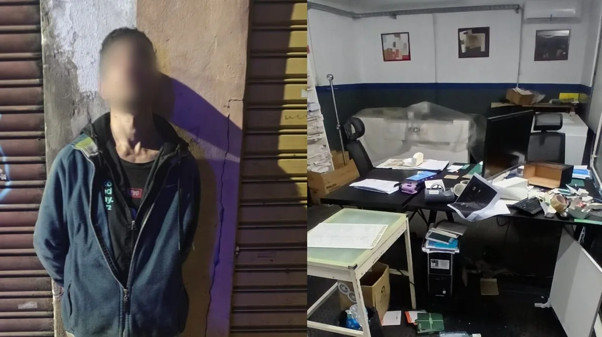 Cayó un hombre acusado de haber robado en una empresa: tiene 19 antecedentes penales y había salido en libertad hacía 2 meses