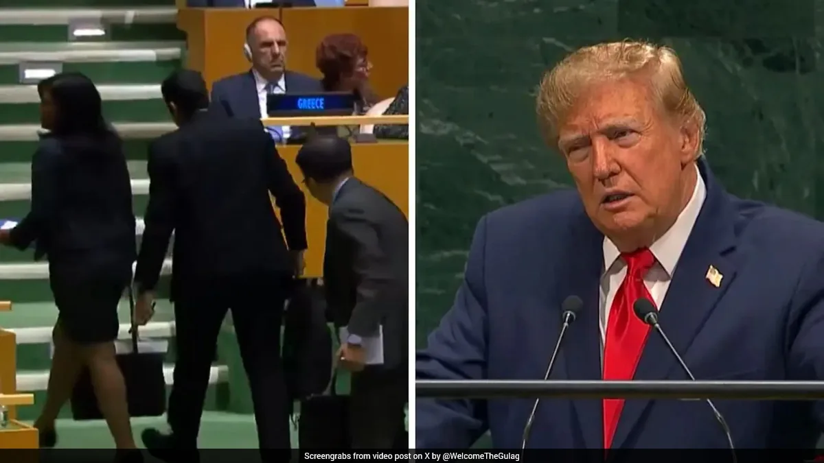Cuba Diplomats Stage Walk Out After Trump's Island "Will Fall" Remark At UN