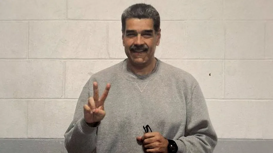 Nicolás Maduro flashes peace signs in first prison photos since US capture in Caracas