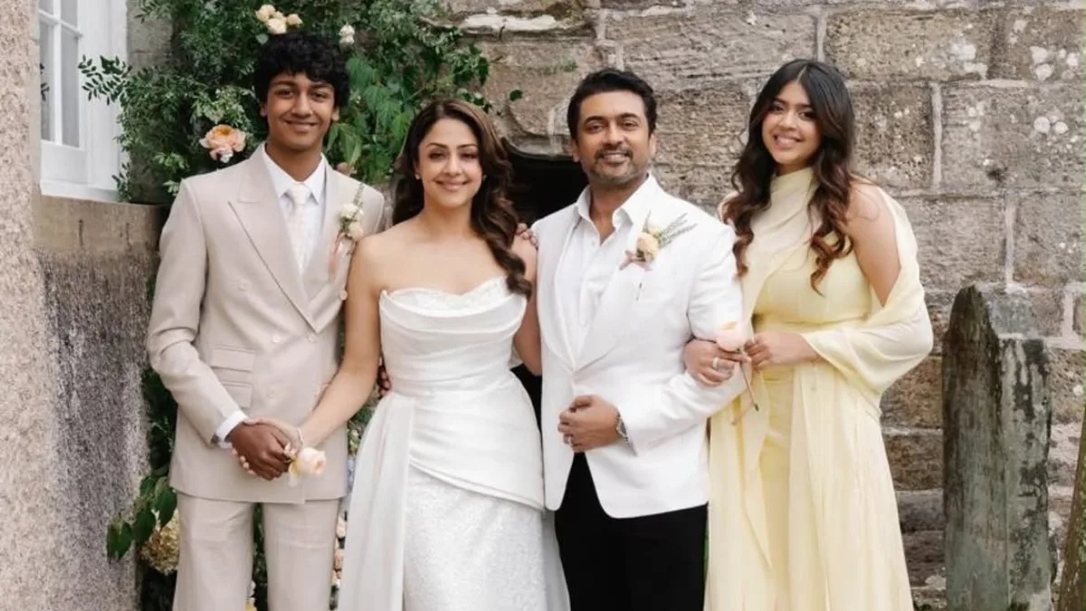 Suriya and Jyotika renew wedding vows, share inside pics from special celebration