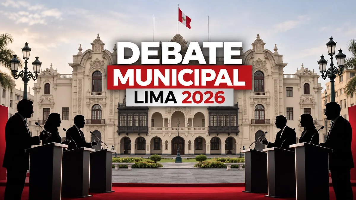 Debate municipal Lima 2026 EN VIVO: 13 candidatos confrontan hoy sus propuestas rumbo a las elecciones del 4 de octubre