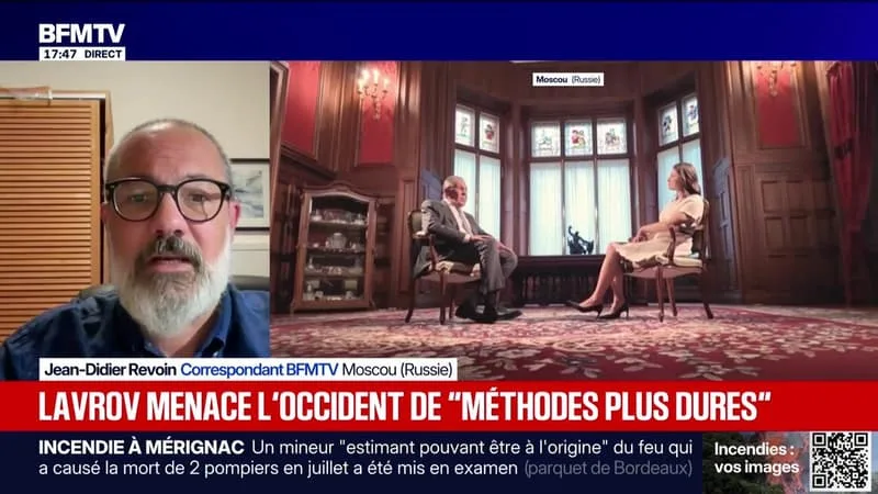Lavrov menace l'Occident de « méthodes plus dures » - 14/08