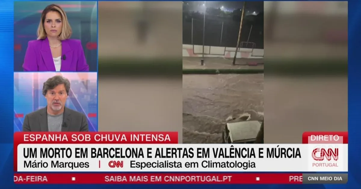 Massas de ar quente e ar frio encontraram-se junto à costa espanhola: o resultado foram chuvas torrenciais
