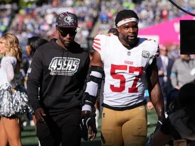 NFL suspends 49ers linebacker Dre Greenlaw 1 game for head butt