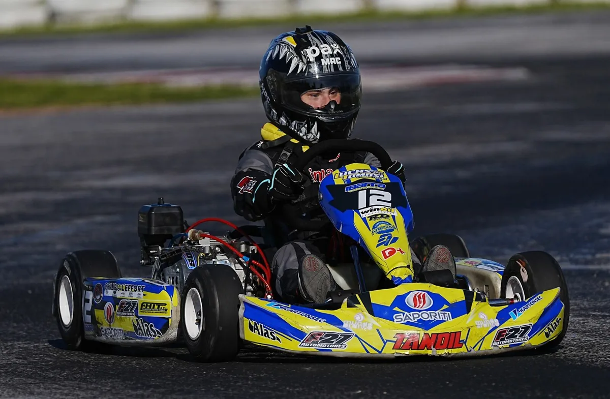 De los talleres a la pista: la historia de Lucas Tomasi en el karting