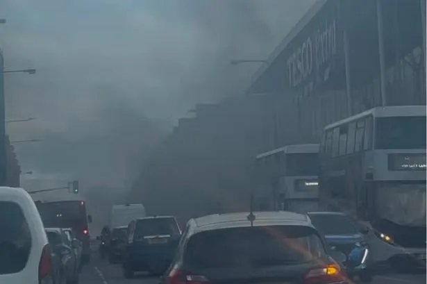 Glasgow Tesco evacuated as huge blaze sparks 'total panic' and thick smoke pours out