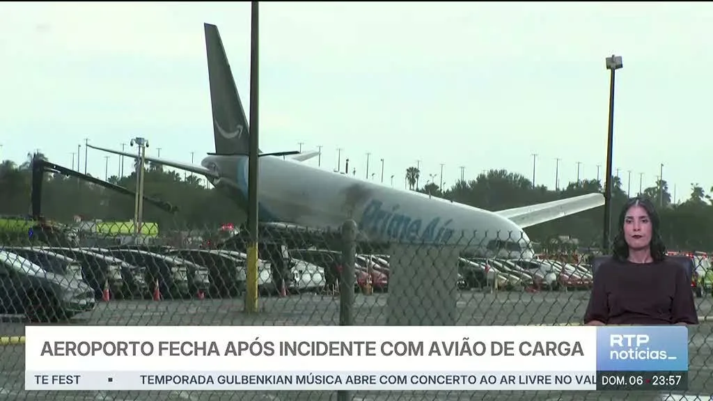 Aeroporto Miami. Boeing 767 sai da pista na aterragem e provoca cinco mortos