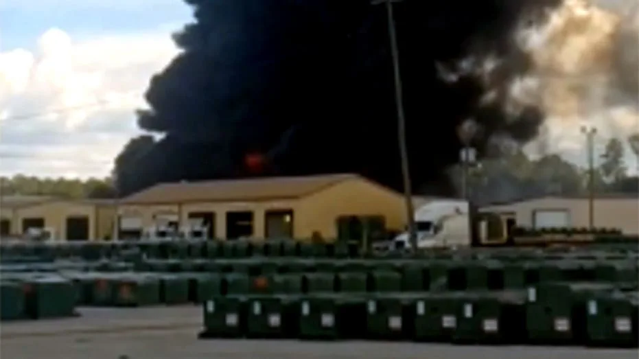 Massive chemical fire erupts at electrical transformer plant in Mississippi, forcing evacuation