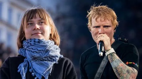 Greta Thunberg responde con dureza a Ed Sheeran: "Falta de valentía" por su postura sobre Palestina