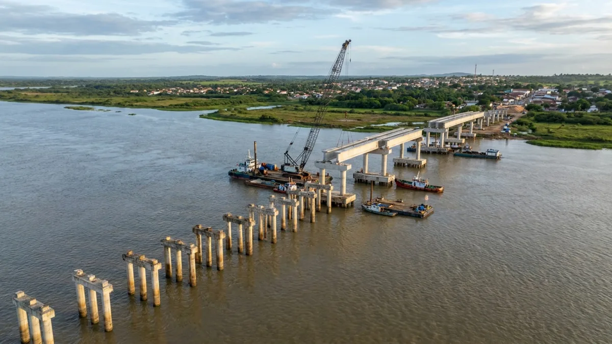 Ponte de R$ 205 milhões terá 1,18 km sobre o São Francisco e vai ligar dois estados do Nordeste por uma nova rota rodoviária