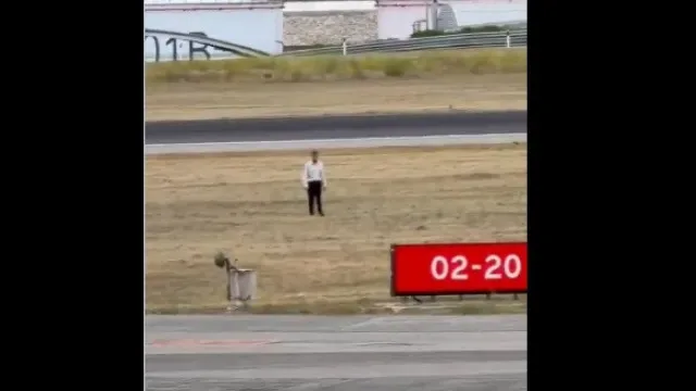 Homem salta vedação e percorre pista do aeroporto de Lisboa. Há vídeo