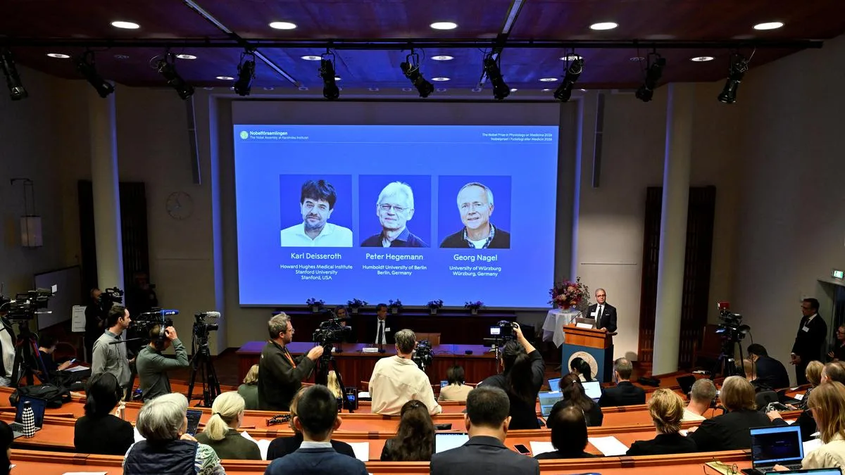 2026 Nobel medicine prize: Trio wins for optogenetics work