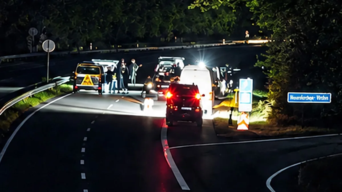Blendgranaten, Schüsse! - Verfolgungsjagd auf der A1 eskaliert