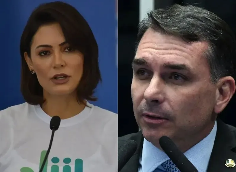 Os elogios de Flávio a Michelle antes de gravação de programa eleitoral