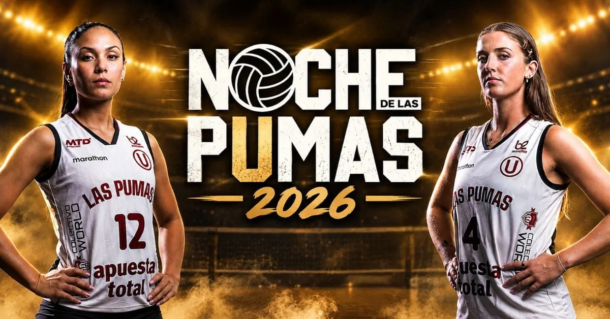 Noche de las Pumas 2026: horario, canal TV, rival y todos los detalles de la presentación de Universitario vóley