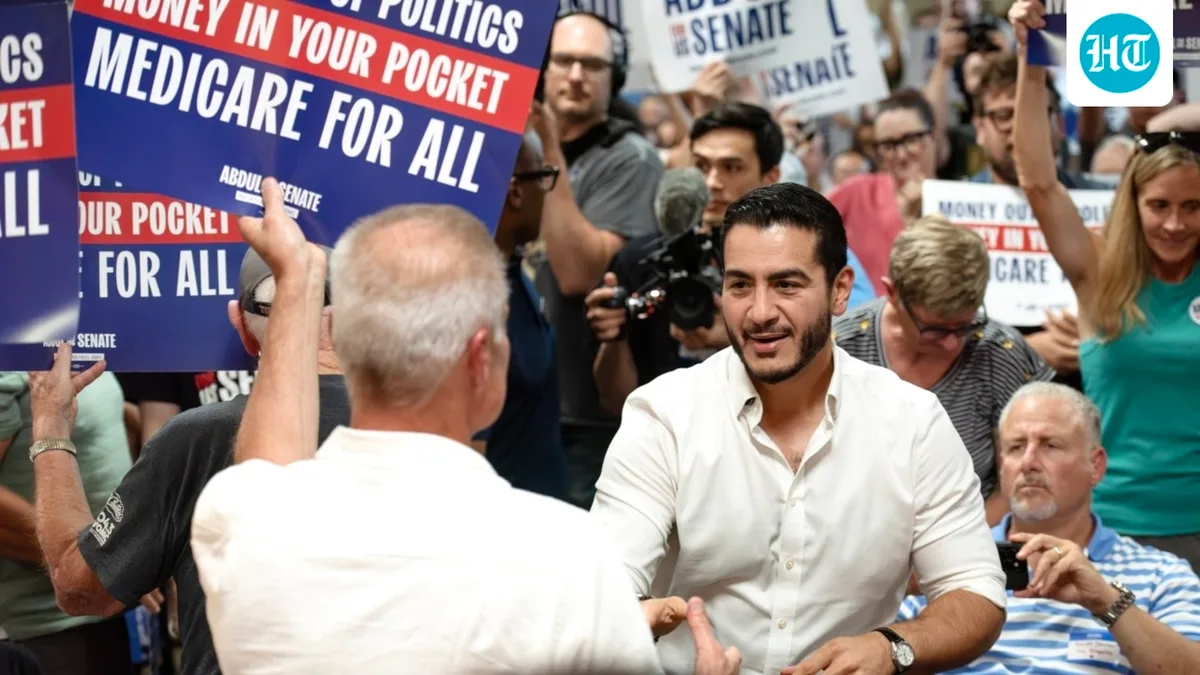 El-Sayed tries to sell himself as mainstream to Michigan voters
