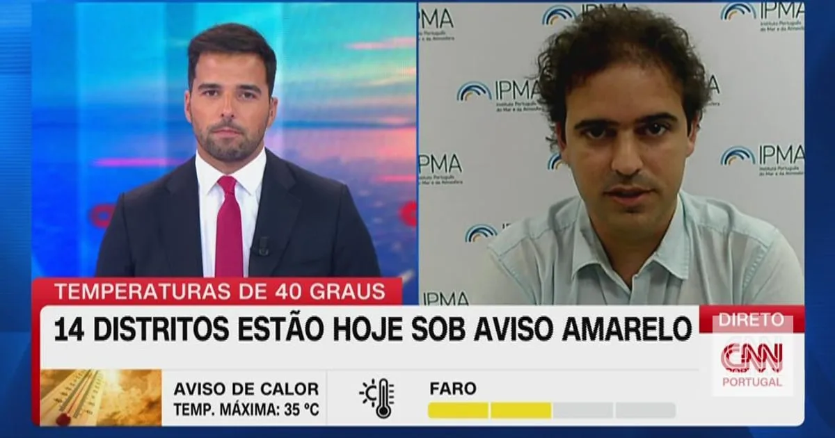 "Temperaturas vão cair na sexta" mas o calor vai voltar rapidamente