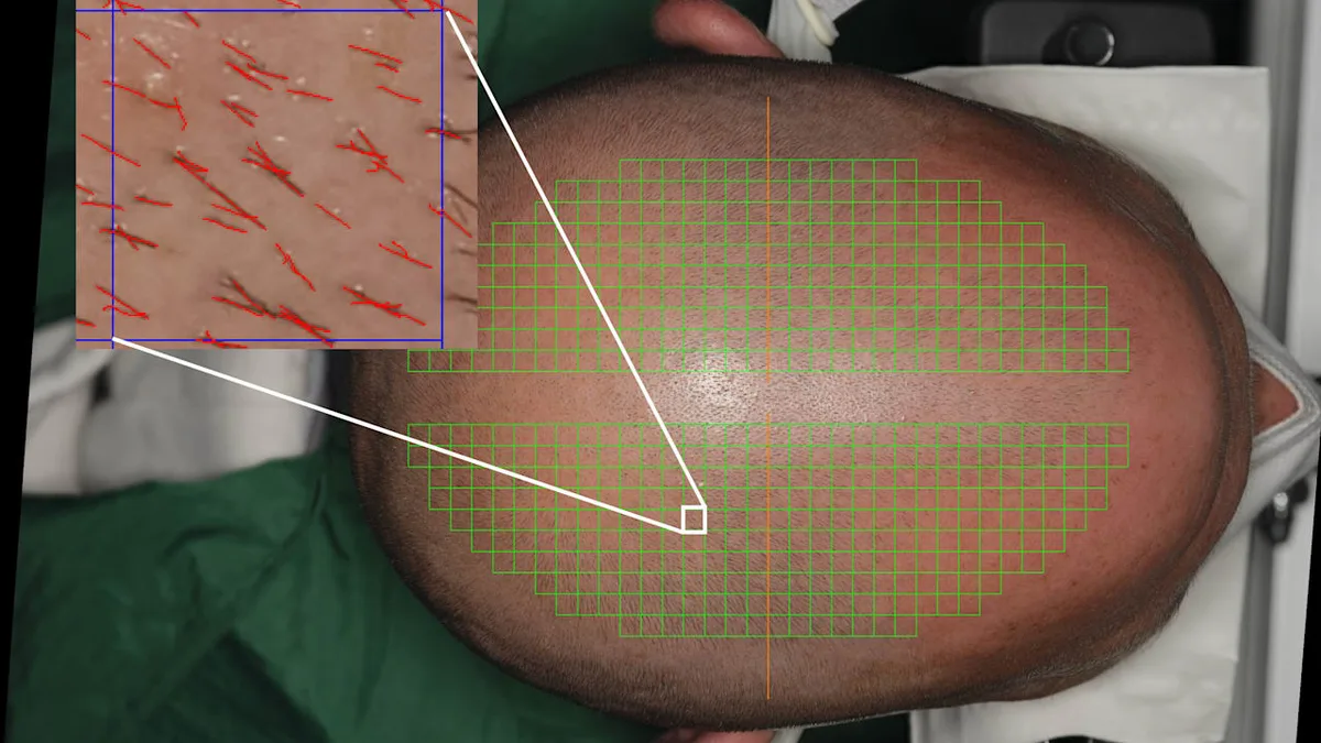 Tests mit dem Wirkstoff DMG setzen neuen Standard - Warum Haarausfall-Forscher hier mehr als 10.000 Haare einzeln zählen