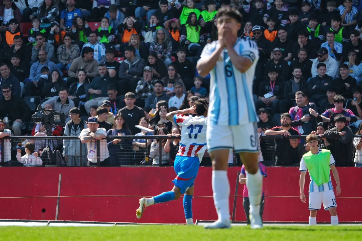 Juegos Suramericanos: la selección argentina de fútbol perdió ante Paraguay en el debut