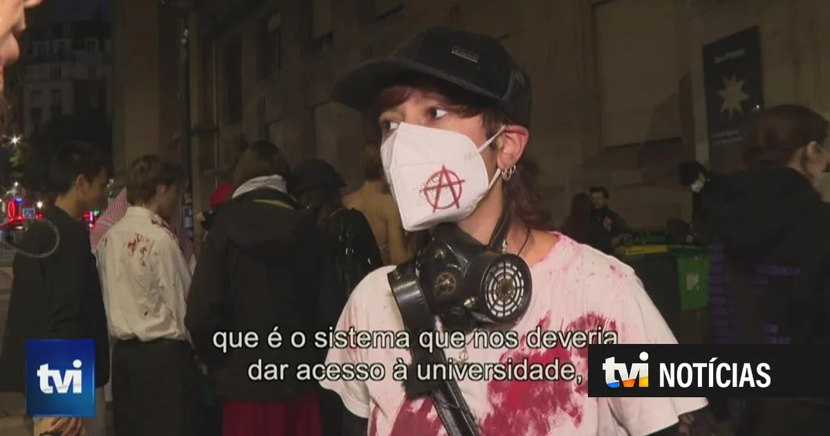 "Macron está em guerra contra nós": estudantes franceses entram na quarta semana de protestos
