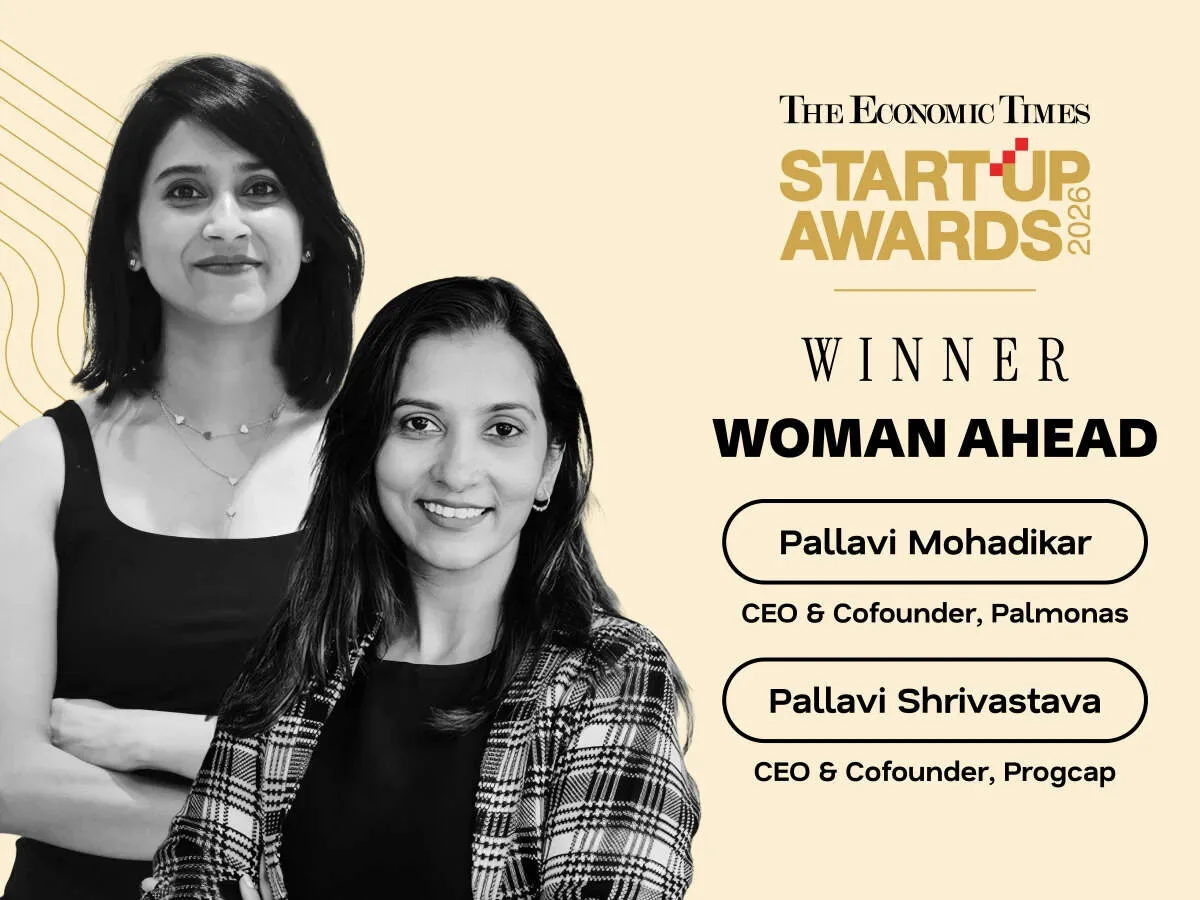 ET Startup Awards 2026 | Woman Ahead: Palmonas, Progcap share crown for building across sectors