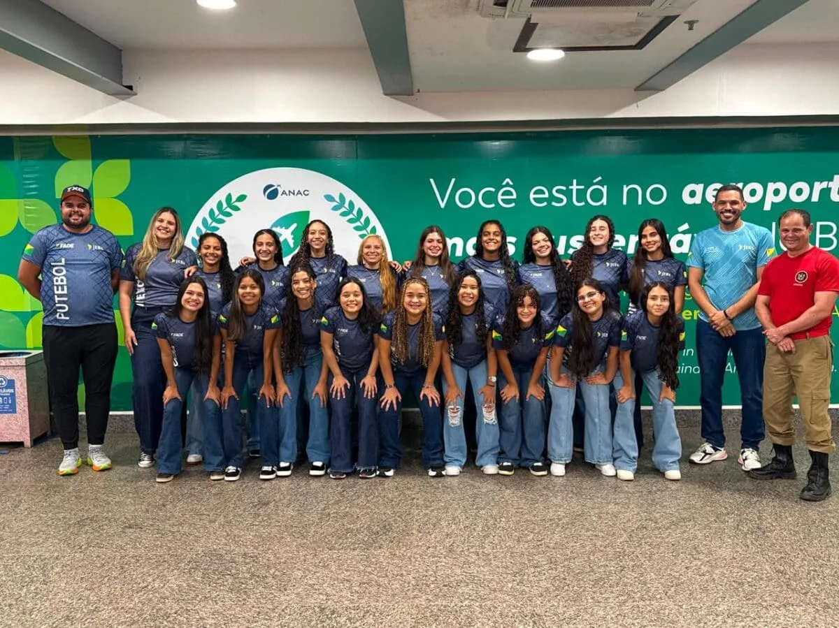 Equipe do Dom Pedro II viaja para disputa do Brasileiro Escolar Sub-18