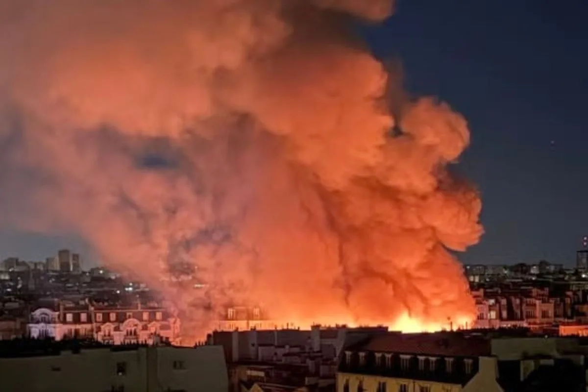 ‘We are devastated’: Huge fire destroys oldest food market in Paris