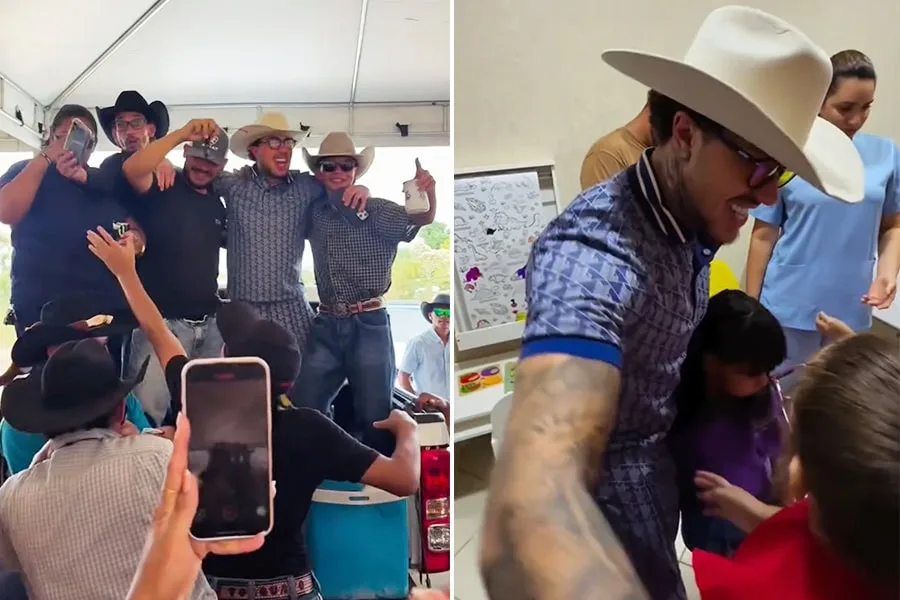 Em Tarauacá, MC Daniel participa de cavalgada e visita projeto que atende crianças autistas