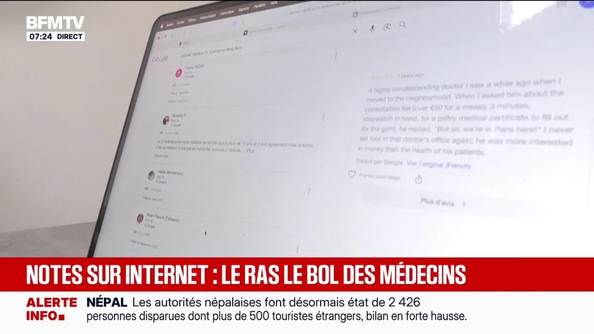"La dictature des avis Google, ça suffit": le ras-le-bol des médecins face au système de notation et de commentaires sur Internet