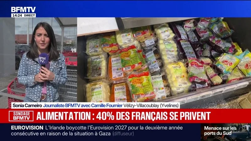 Alimentation: 40% des Français se privent