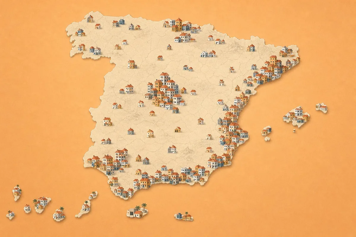 El mapa de la vivienda en España: dónde hay más primeras residencias, segundas casas y pisos turísticos