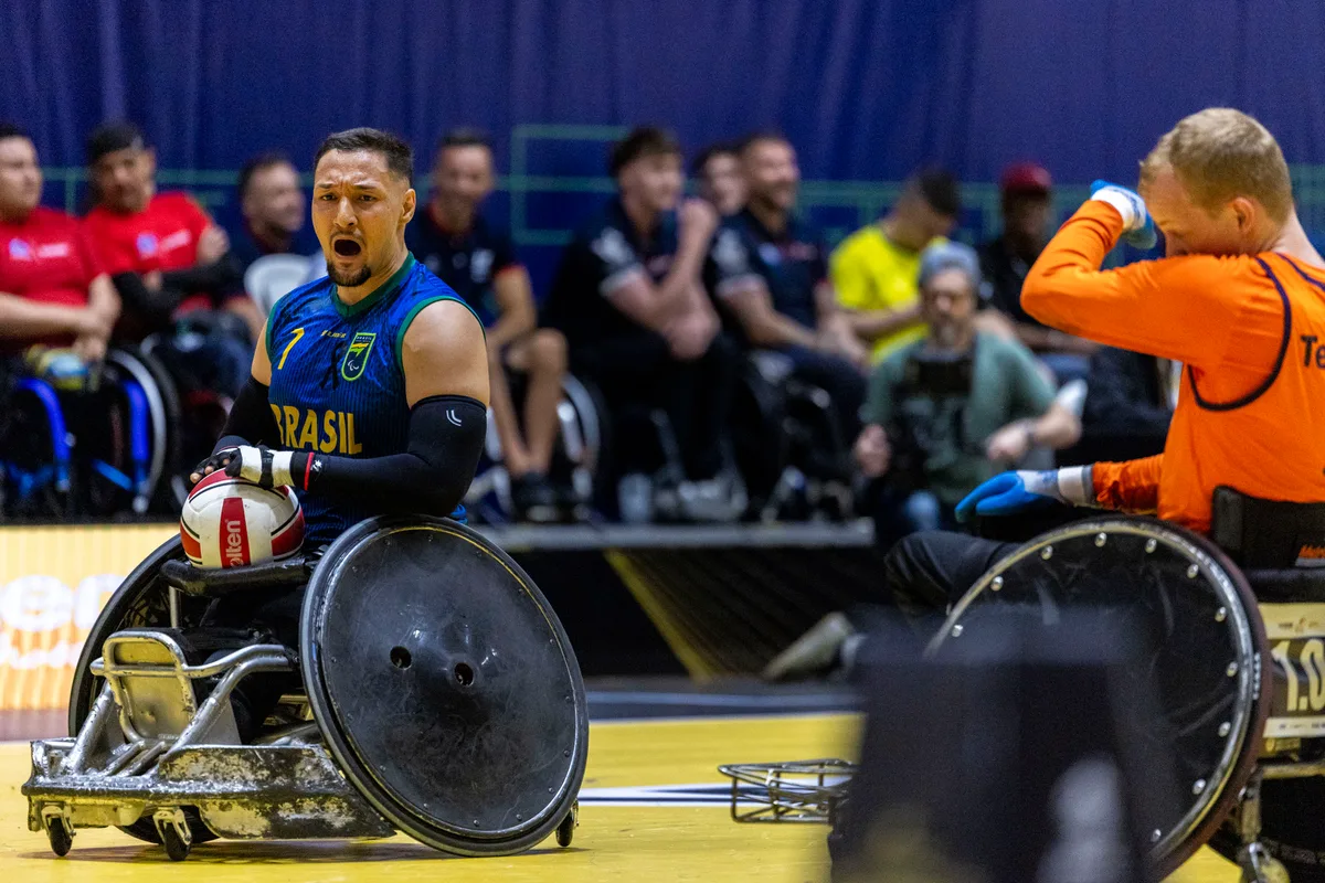 Brasil perde para a Holanda na estreia do Mundial de rúgbi em cadeira de rodas