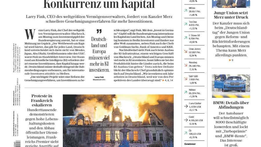 PDF: Handelsblatt vom 19. Oktober 2026