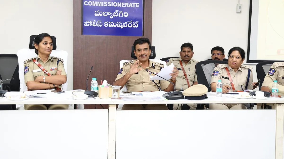 DGP calls for stronger surveillance and night patrolling as crime cases rise in Malkajgiri Commissionerate limits