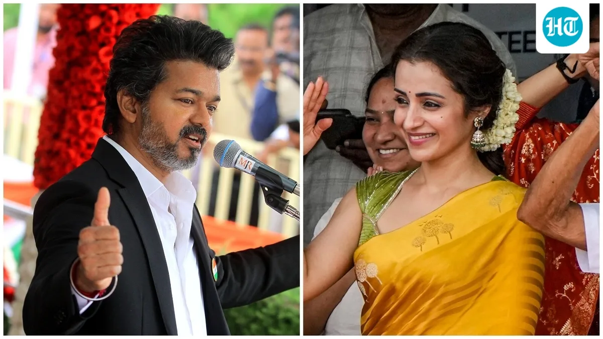 'Could not be tolerated': DMK mouthpiece attacks Tamil Nadu CM Vijay, Trisha over I-day event