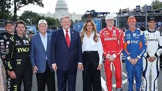 IndyCar Series: Vea la vuelta que hizo Donald Trump en el GP Freedom 250 en Washington DC